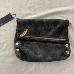 Hammitt VIP Medium, Suede Leather, Clutch NWT